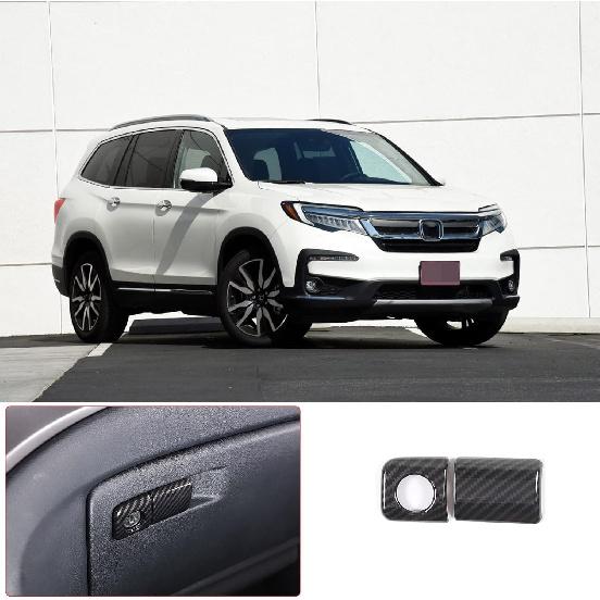 Co-Pilot Glove Box Handle Switch Cover Trim for Honda Pilot 2016-2022/ Honda Ridgeline 2017-2023/ Honda Passport 2019-2023 Interior Decorative