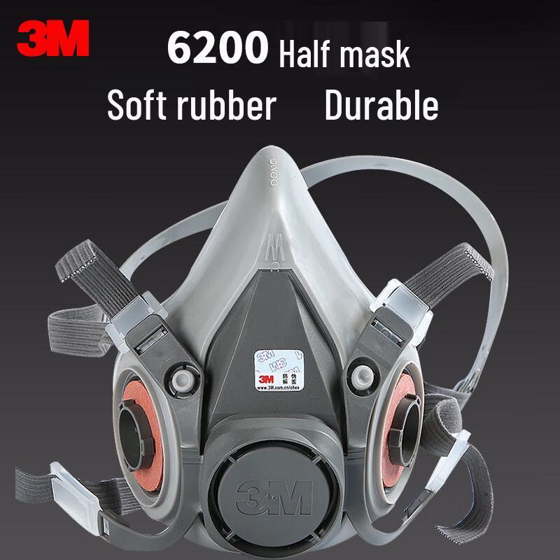 3M 6200Z Reusable Half Facepiece Respirator Body Medium
