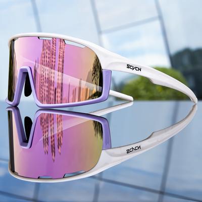 SCVCN Cycling Glasses Outdoor Bicycle Sunglasses for Men UV400 Sports Running Glasses Women MTB Cycling Sunglasses UV400 Hiking