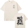 Japanese Anime Chainsaw Man Hayakawa Aki Hayakawa Aki Summon Fox Devil Kon Graphic T-shirt Men Manga Casual T Shirts Unisex