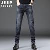 JEEP SPIRIT Men's Autumn/Winter Straight Fit Jeans