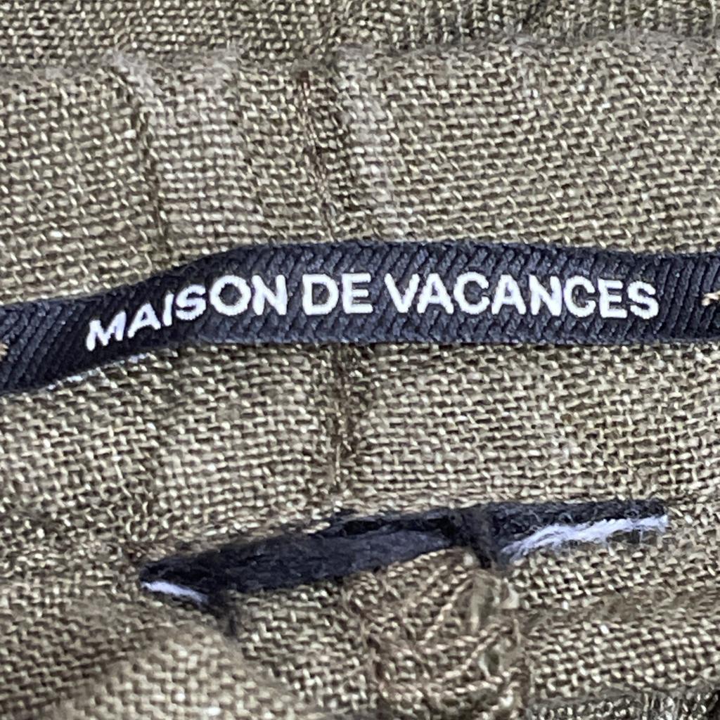 Maison De Vacances Khaki 100% Linen Long Skirt Skirt Not Written khakiUsed