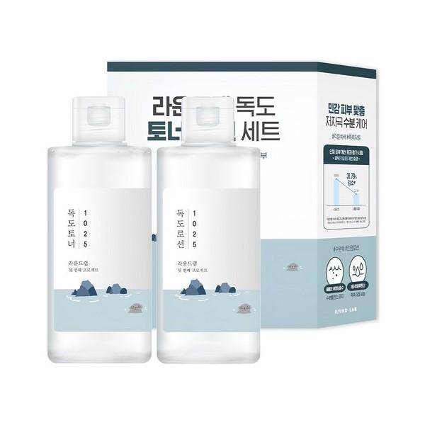 

Round Lab Dokdo Toner 200ml + Lotion 200ml Set, 1 Set