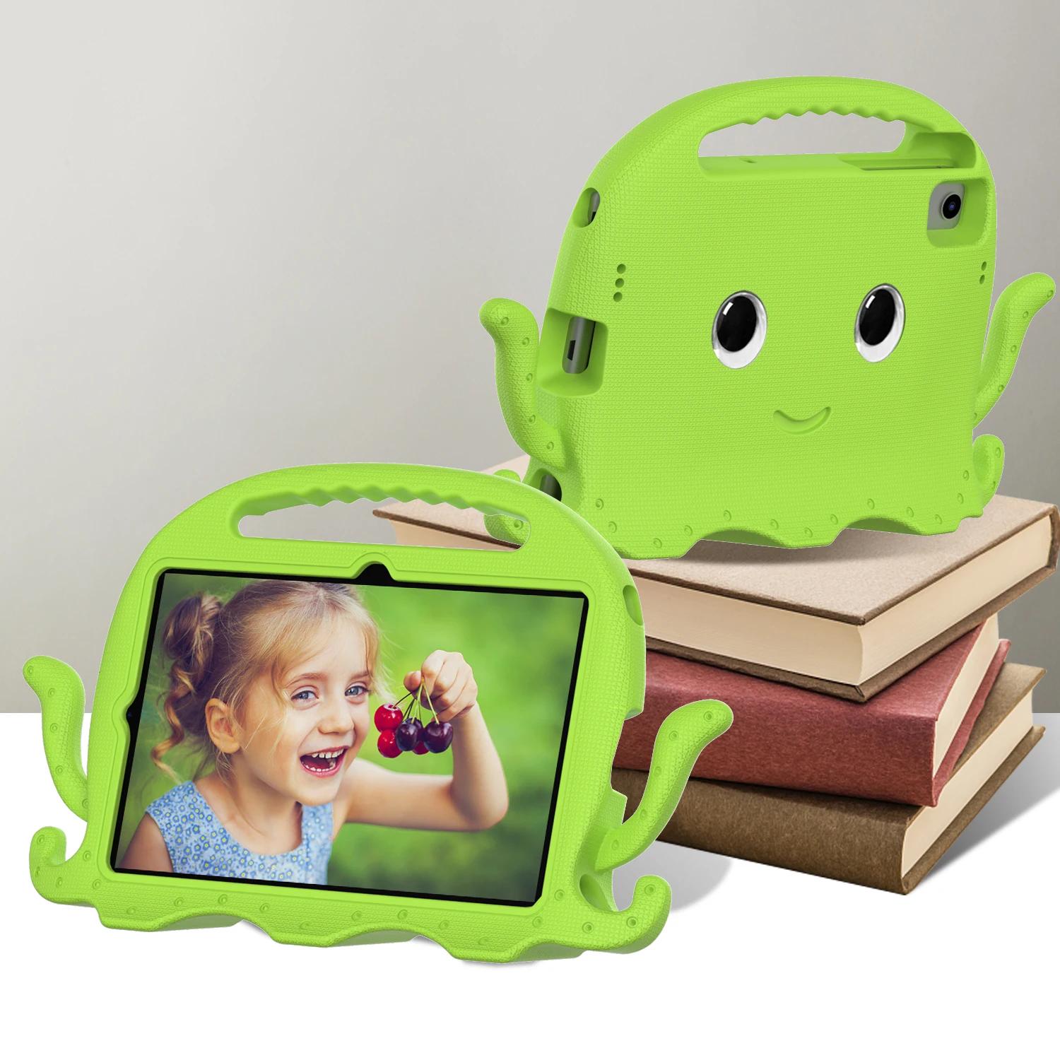 Étui EVA pour Enfants pour Samsung Galaxy Tab S6 lite 10.4 SM-P610 P613 P620 Poulpes Dessin Animé Housse de Tablette pour TAB S6 Lite 10.4 Tab S6Lite 10.4 P613