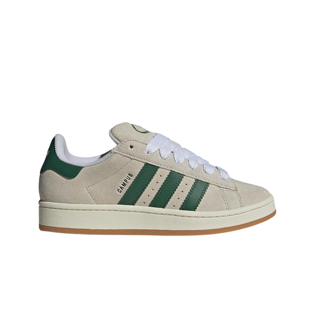 (w) Adidas Campus 00s Crystal White Dark Green