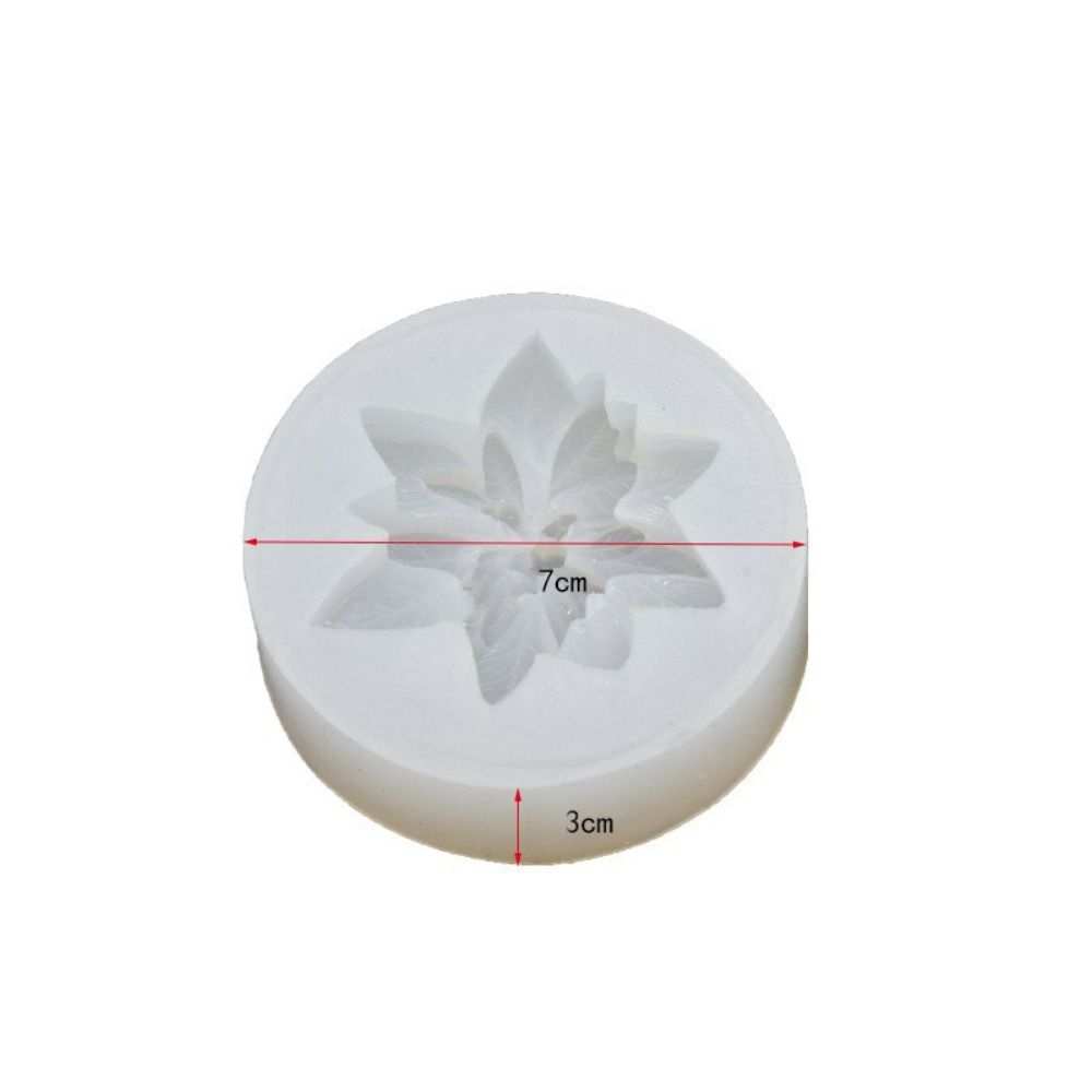 Reusable Christmas Flower Mold Odorless Mould DIY Candle Mold Home Decor