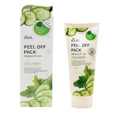 Ekel peel-off pack cetriolo maschera viso per la cura dei pori della pelle morta 180 ml, 1 confezione