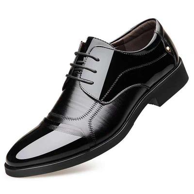 Men's Plus Size Formal Leather Shoes - Youth Casual Korean Style Trend