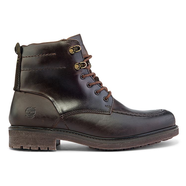 Timberland Oakrock Casual Waterproof Short Boots Men Boots Dark-Brown A2KBY242