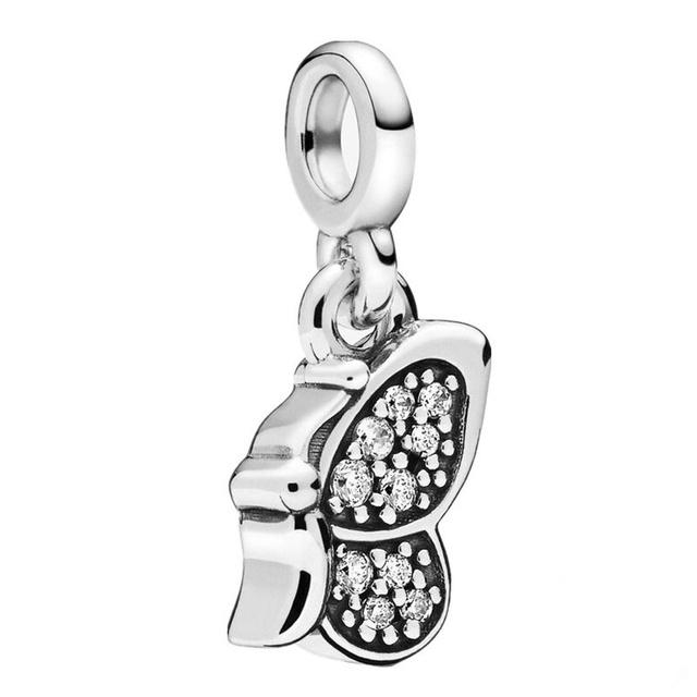 925 Silver Me Series Starfish Moon Pineapple Small Charms Pendant Beads Fit Original Fashion Me Armbånd Dame Smykker DIY