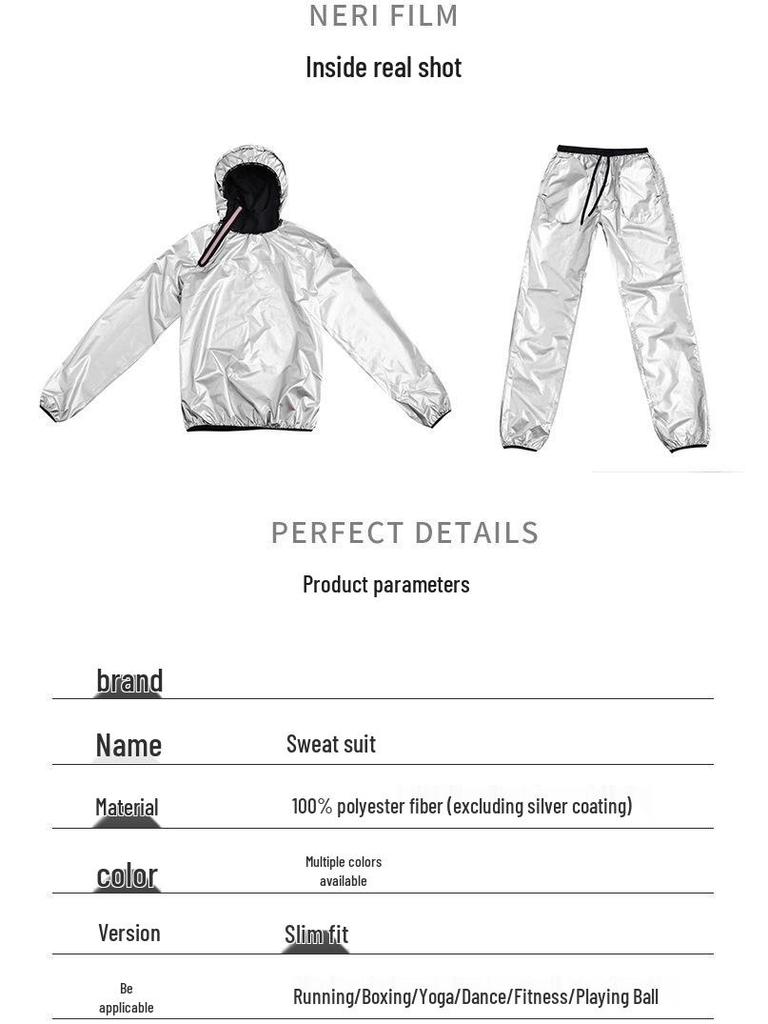 Zestaw dresowy premium z kapturem: Unisexowy dwuczęściowy strój do treningu i fitnessu