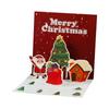 3D Pop Up Weihnachts-Grußkarten mit Umschlag Freund Familie Segen Postkarte Geburtstag Neujahr Weihnachtsgeschenke Dekoration