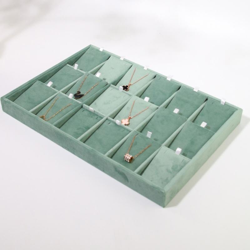 Elegant Jewelry Display Stand Velvets Texture for Necklaces Bracelets Bangles Watch and Rings with Stable Structure