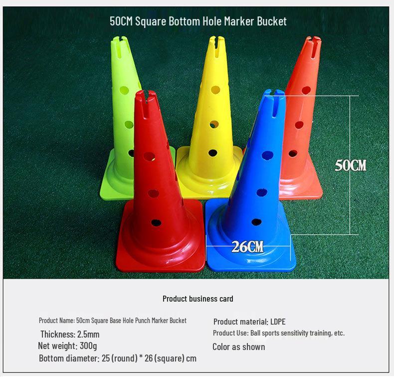 Sports Training Cones: Football Disc Markers, Basketball Aids, Ice Cream Cones, Poles, Kid's Hurdles, Stakes, Taekwondo Equipment