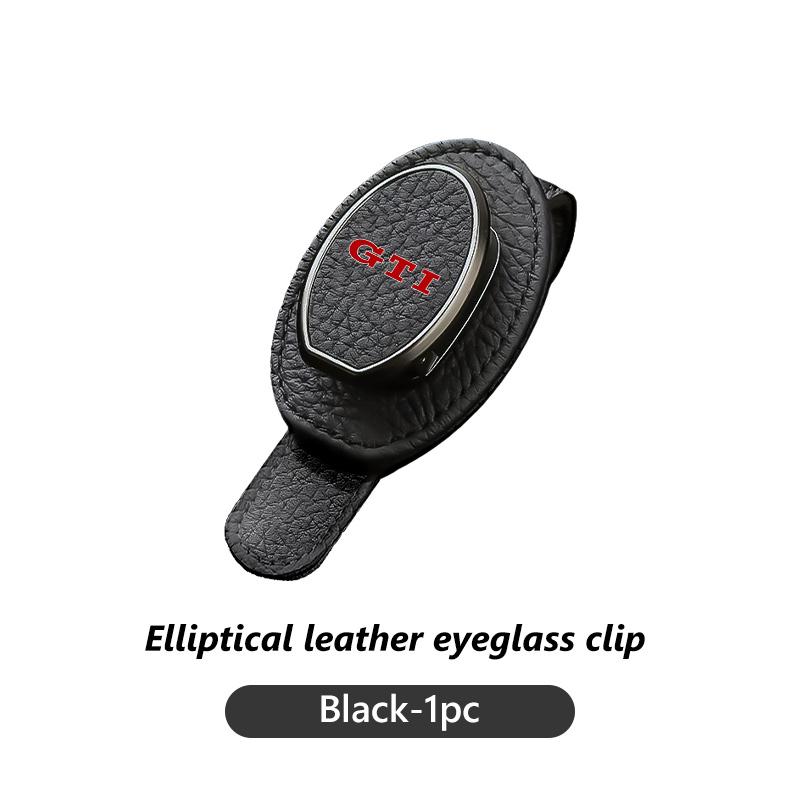 Elliptical Car Sunvisor Glasses Case Eye Glasses Storage Box For Volkswagen VW GTI Tiguan Passat B5 B6 B7 CC Jetta MK5 MK6 PoloSZ2