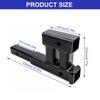 Double Hitch Elevator Adapter Hard Trailer Hitch Extender System Double Function Hitch Extension Easy To Use for Trailer