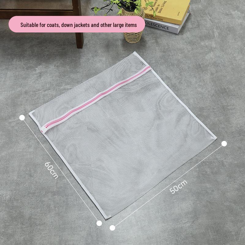 Pink Mesh Laundry Bag for Machine Wash - Anti-Deformation Clothes Care for Bras & Sweaters