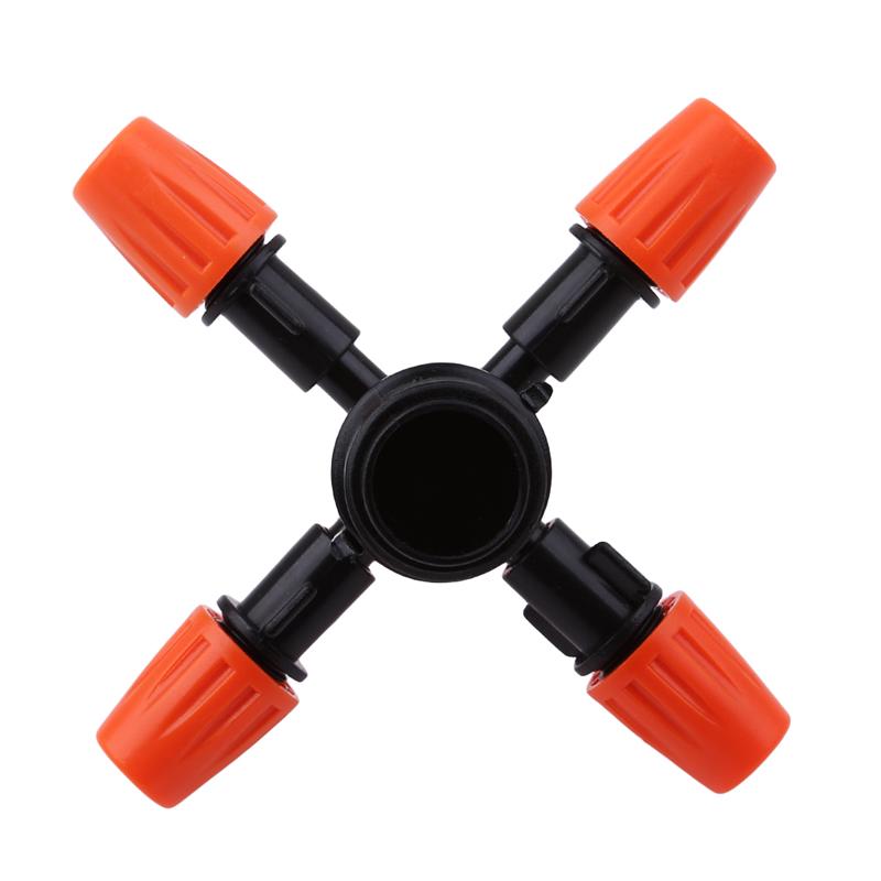 5-Head Adjustable Garden Spray Nozzle Greenhouse Automatic Sprinkler Adapter
