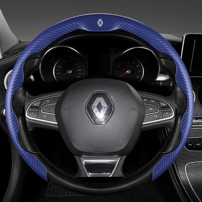 2026 Caliente Para Tapacubos Renault Funda para Volante de Coche Para Renault Scenic Clio Laguna 2 3 4 5 Kangoo Fluence Megane Trafic Talis