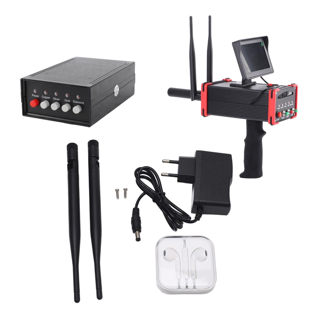 Metal Scanner Metal Detector Underground Metal Scanner High Definition Screen Treasure Finder for Gold Silver Copper