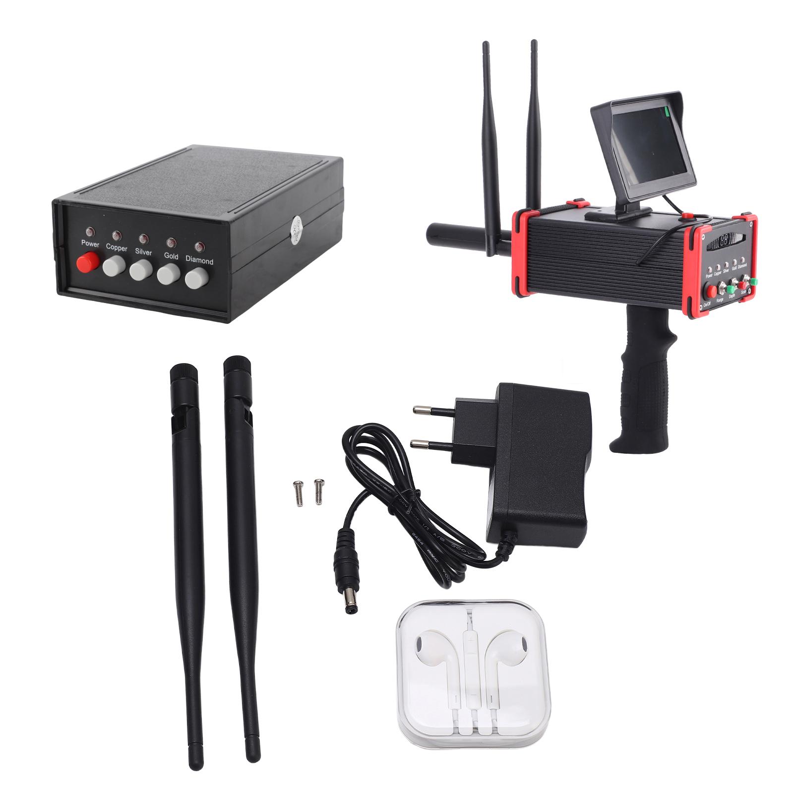 

Металлоискатель Металлодетектор Подземный Металлоискатель Экран Высокой Четкости Искатель Сокровищ для Золота Серебра Меди