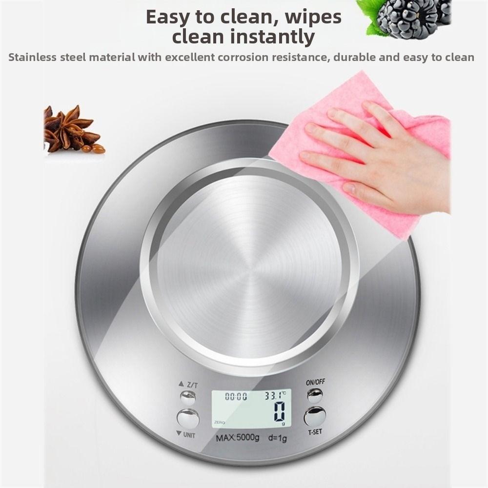 Zero peeling Kitchen Electronic Scale Automatic shutdown Baking Scale Cooking Scale  Dessert Shop