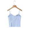 2025 Chic Striped Sleeveless V-Neck Sexy Slim Fit Backless Camisole Top