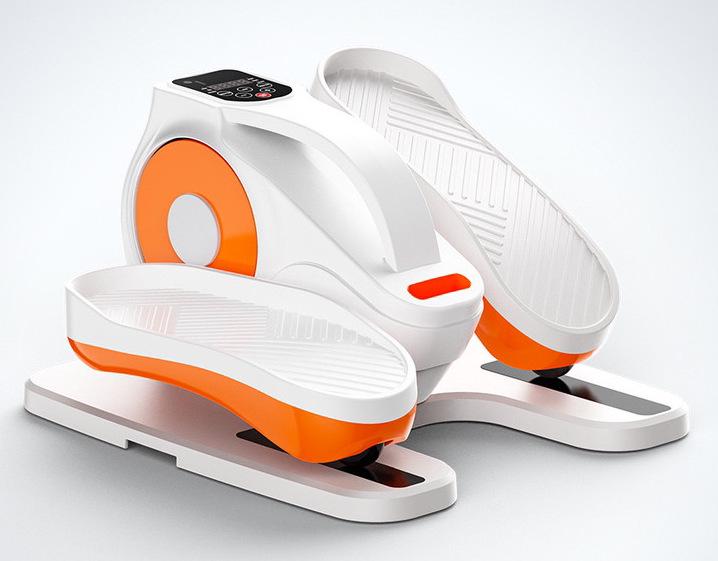 Electric Mini Elliptical Stepper - Remote-Controlled Fitness & Rehabilitation Equipment for Office or Home Workout