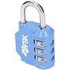Cadenas À Combinaison - FERRESTOCK - 3 Chiffres - Couleur Bleu - Haute Résistance - Anti-vol