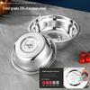 Gourou 304 Stainless Steel Multi-purpose Round Bowl