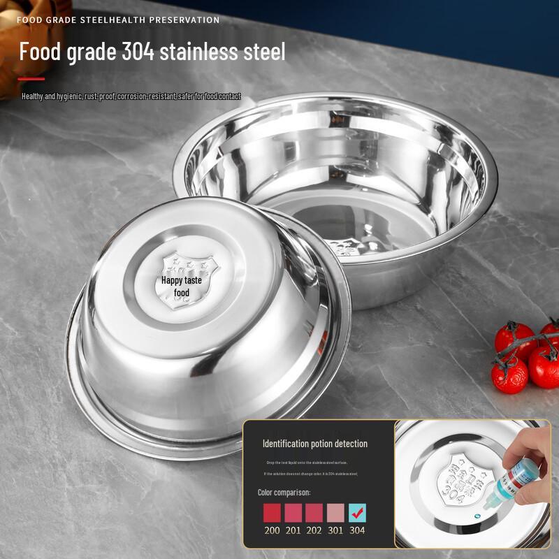 Gourou 304 Stainless Steel Multi-purpose Round Bowl