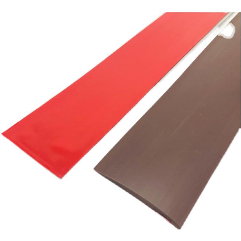 Threshold Strip, Flat Buckle: Wood Floor Finishing & Seam Edge Decorative, Glue-Free, Self-Adhesive Separator for Doorways.