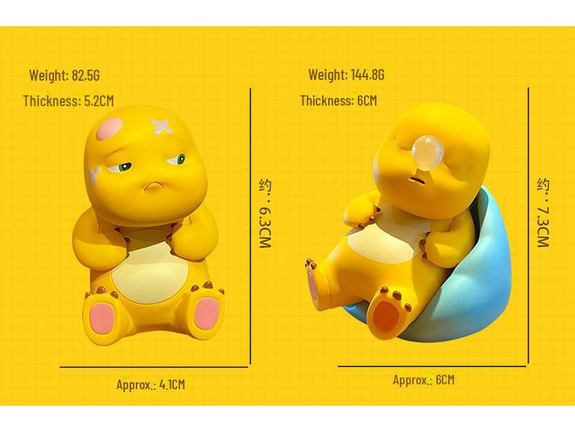 Genuine Milk Dragon Blind Box Doll: Trendy Office Decor & Play Figure