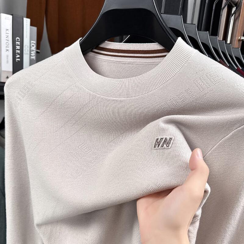 Hengyuanxiang Men's Loose-Fit Warm Knit Pullover