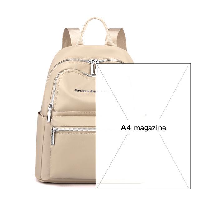 New Backpack Women's Fashion Trend Large Capacity Backpack Travel Portable Anti Splash Bag