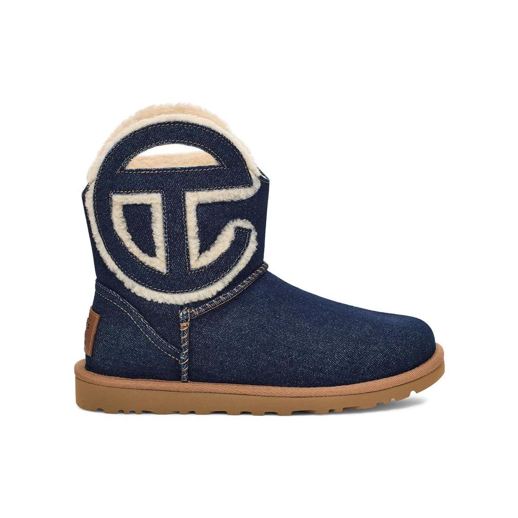UGG Telfar X Logo Mini Boot Indigo Denim Unisex Sneakers Blue 1152550-IDG