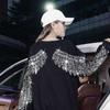 European Style Oversized Hot Drilling Wings Hoodie for Women - Autumn/Winter 2021 Trend