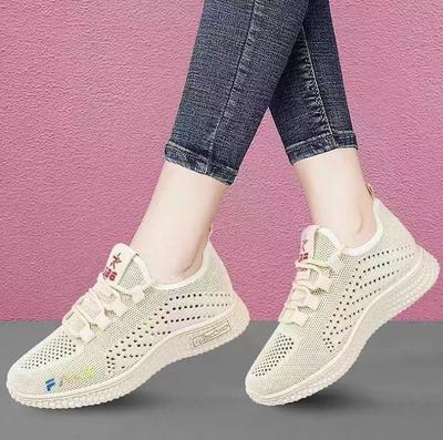 Mode Damenschuhe Casual Trendy Schuhe Mesh Atmungsaktiv Sport Leichte Laufschuhe