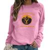 Women's Yellowstone Print Pullover Sweatshirt Crewneck Raglan Sleeve Casual Outdoor Top for Everyday Wear