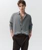 Noirer Essential Loose Fit Knit Shirt (Gray)
