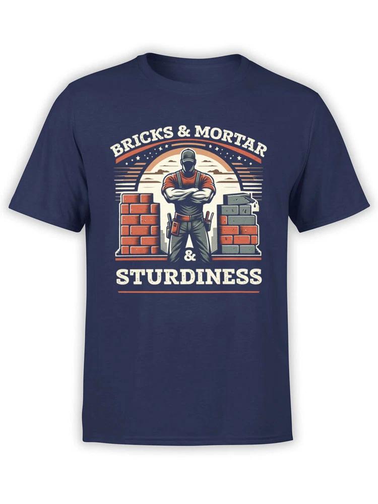 Fantucci Builder TShirt Collection Bricks Mortar Sturdiness TShirt S