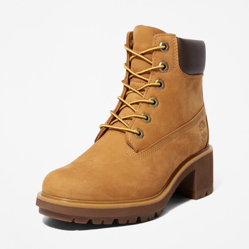 Timberland Kinsley Waterproof Boots for Women TB1A25BS2311 Wheat 6-inch Lace-up 8.5 / 25.5cm