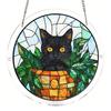 Yousheng Acrylic Puzzle Suncatcher DIY Jigsaw Puzzle Suncatcher Kit with UV Printed Design Colorful Window Hanging Ornament for Home Garden Decor
