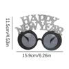 Happy  Year Glasses 2026 Photo Booth Props Party Glasses Christmas Gift Decorative Sunglasses Universal Size 1/5Pcs
