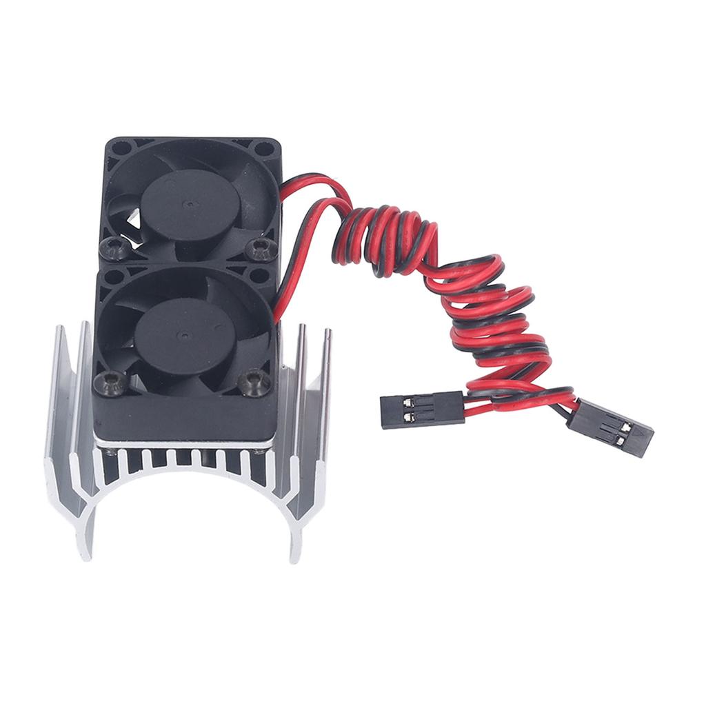DC 5V RC Heat Sink High Velocity Fan Motor Radiator Fan Set for Traxxas Slash 4*4 VXL 110 RC Car