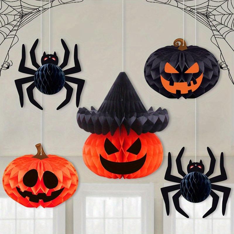 1pc Halloween Decoration 2025 Party Background Wall Hanging Accessorie Desk Accessorie Halloween Pumpkin Ornament Room Decor