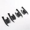 Carbon Fiber Exterior Door Handle Bowl Cover Trim For KIA Niro 2022 2023 2024