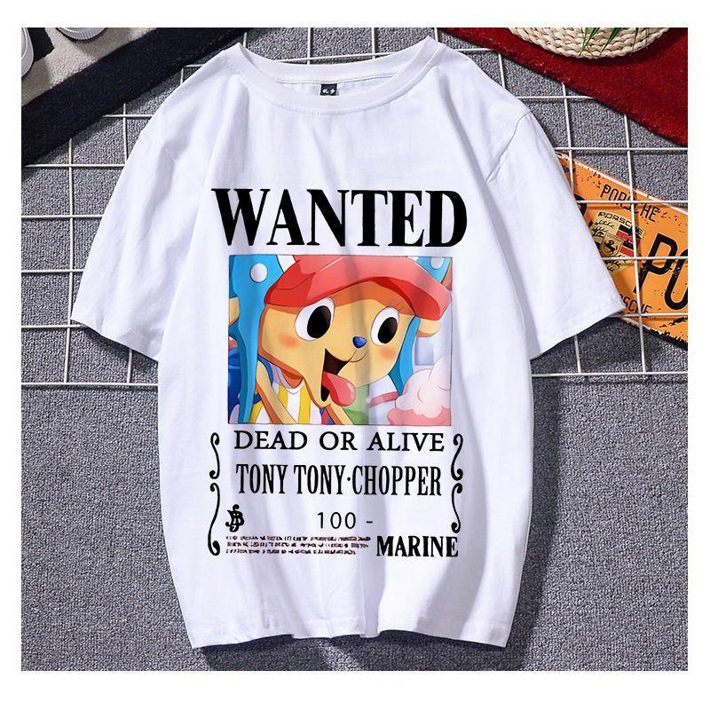 Luffy Sauron Tide Brand Peripheral Clothes Men's Summer Loose Short-sleeved Sports and Leisure Top