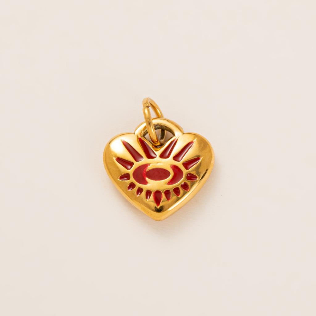 ColierMiranda Charm Oțel Inoxidabil Inimă Iubire Lanț Rezistent la Apă Chic Popular Romantic Coreean Zirconiu Cadou