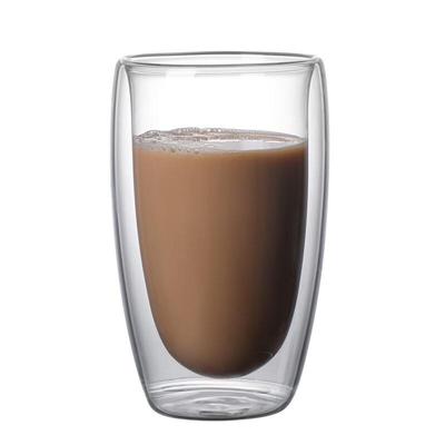 350ml Double-Walled Heat-Resistant Glass Mug